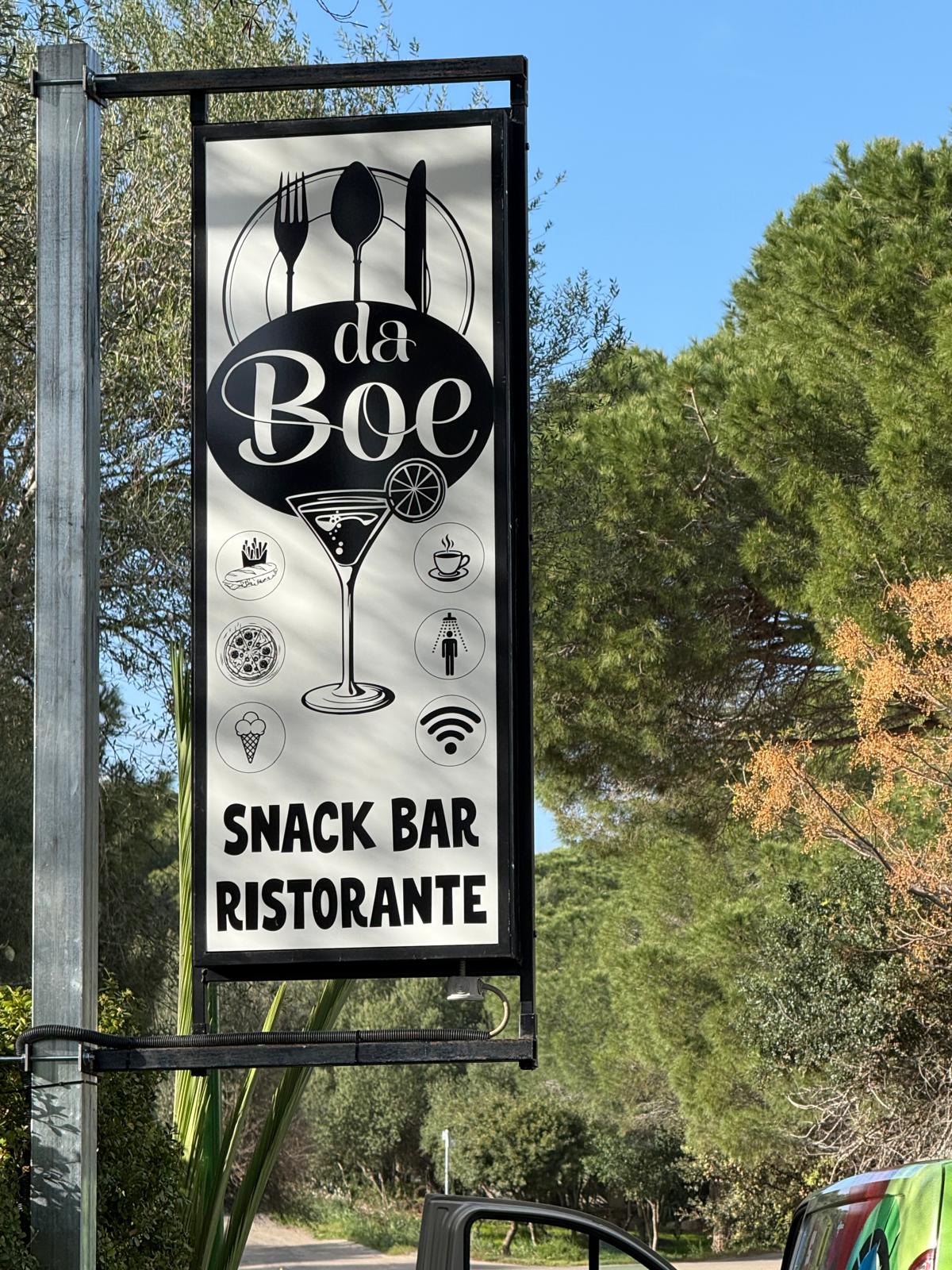Insegna luminosa Da Boe