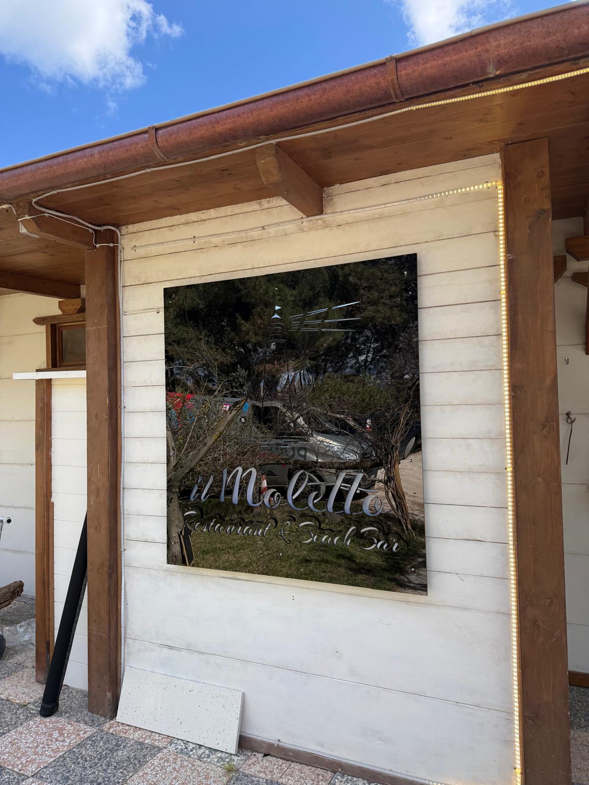 Insegna ristorante Il Moletto
