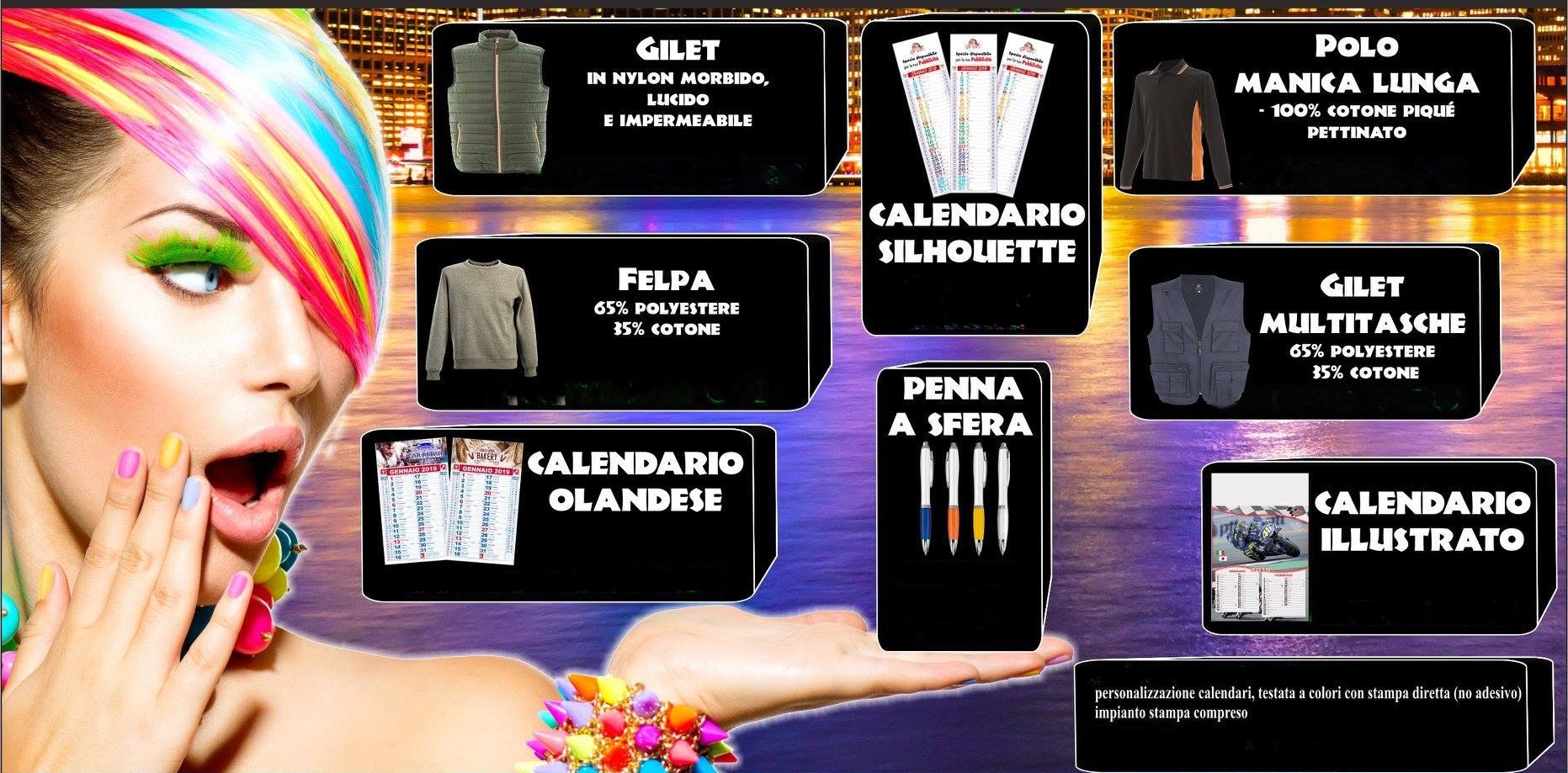 Calendari e penne personalizzati