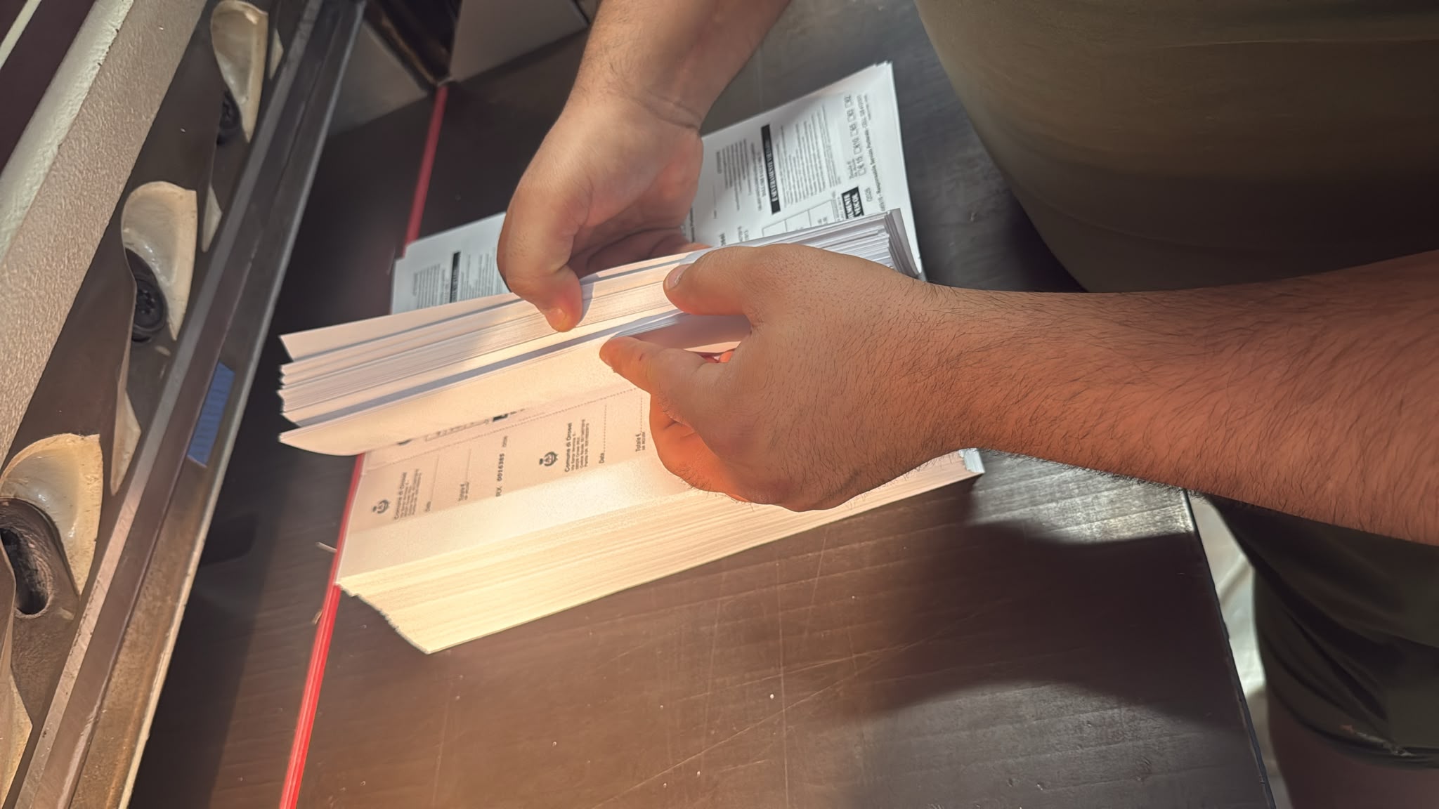 Lavorazione di stampa